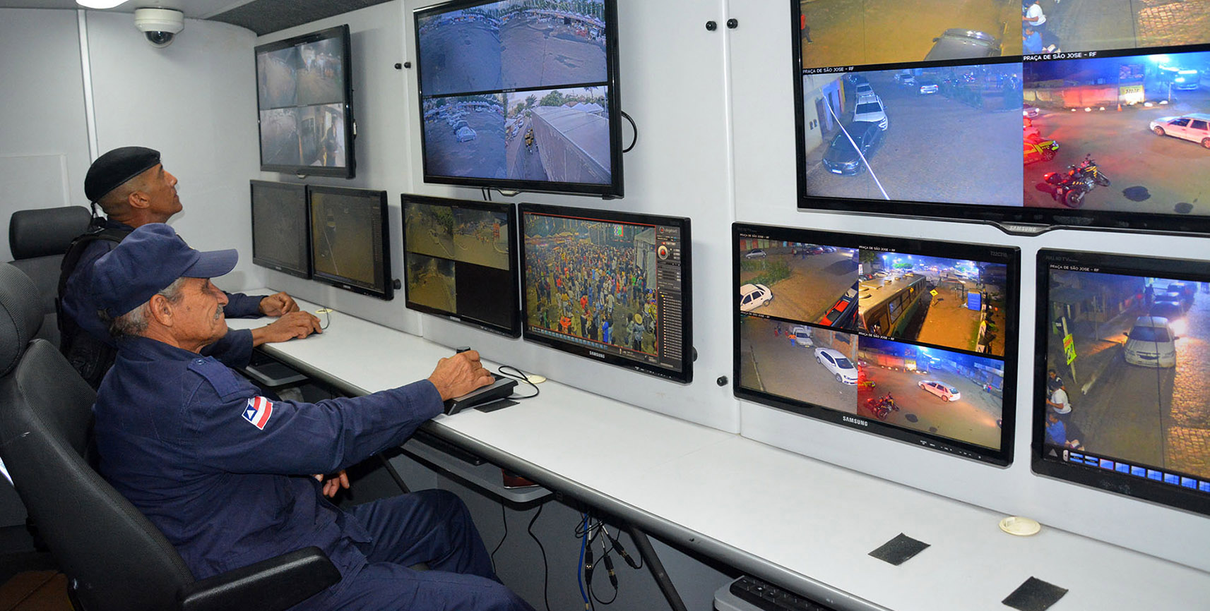 Guarda Municipal reforça segurança dos festejos juninos com monitoramento por câmeras